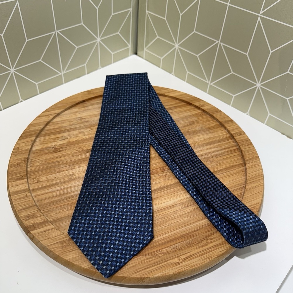 Mens Tommy Hilfiger Polka Dot Tie With Black  Hand‎ Made